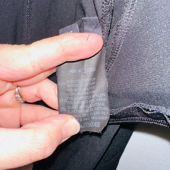 Derek Lam Women's Black Plunge Sleeveless Matte Jersey V-Neck Gown Dress Size 0 - Picture 6 of 14